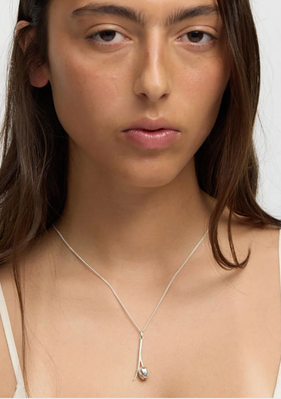 Meadowlark Sterling Silver Tulip Necklace