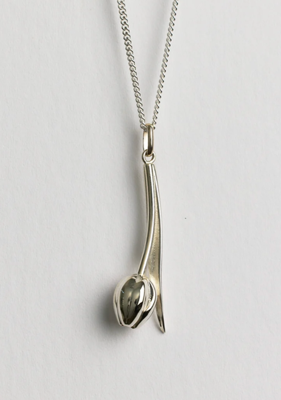 Meadowlark Sterling Silver Tulip Necklace