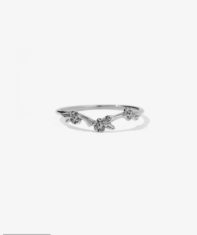 Meadowlark Sterling Silver Alba Band - 6.5