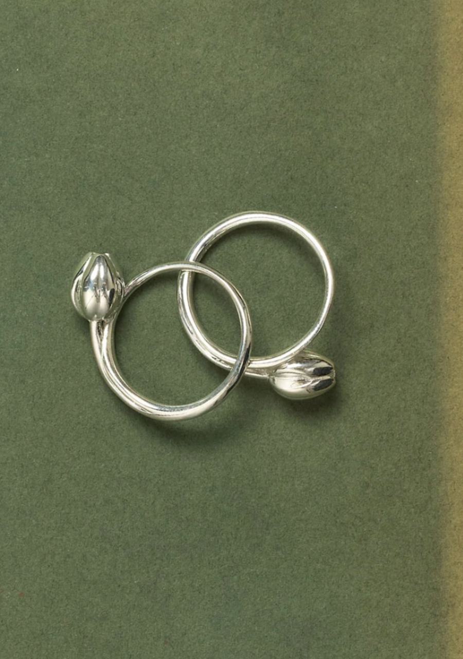 Meadowlark Sterling Silver Tulip Ring