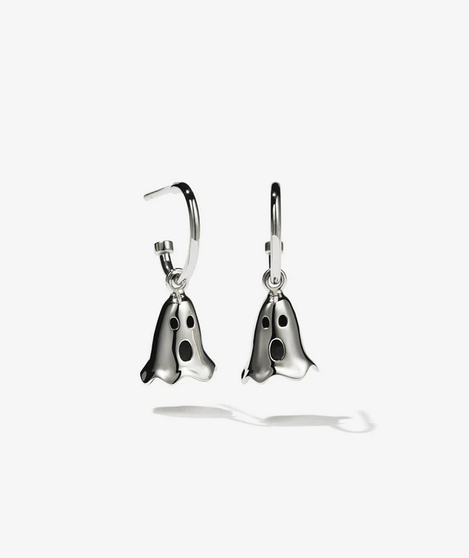 Meadowlark Sterling Silver NELL Ghost Signature Hoops