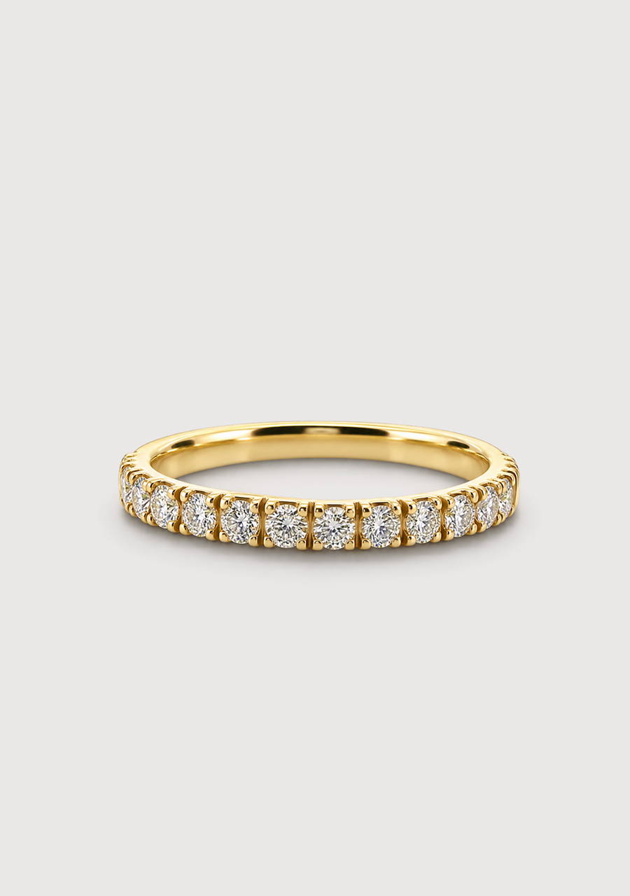 9ct Yellow Gold Diamond Ring