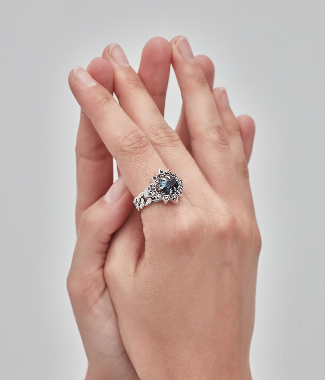 Stolen Girlfriends Club Sterling Silver Regal Ruin Ring