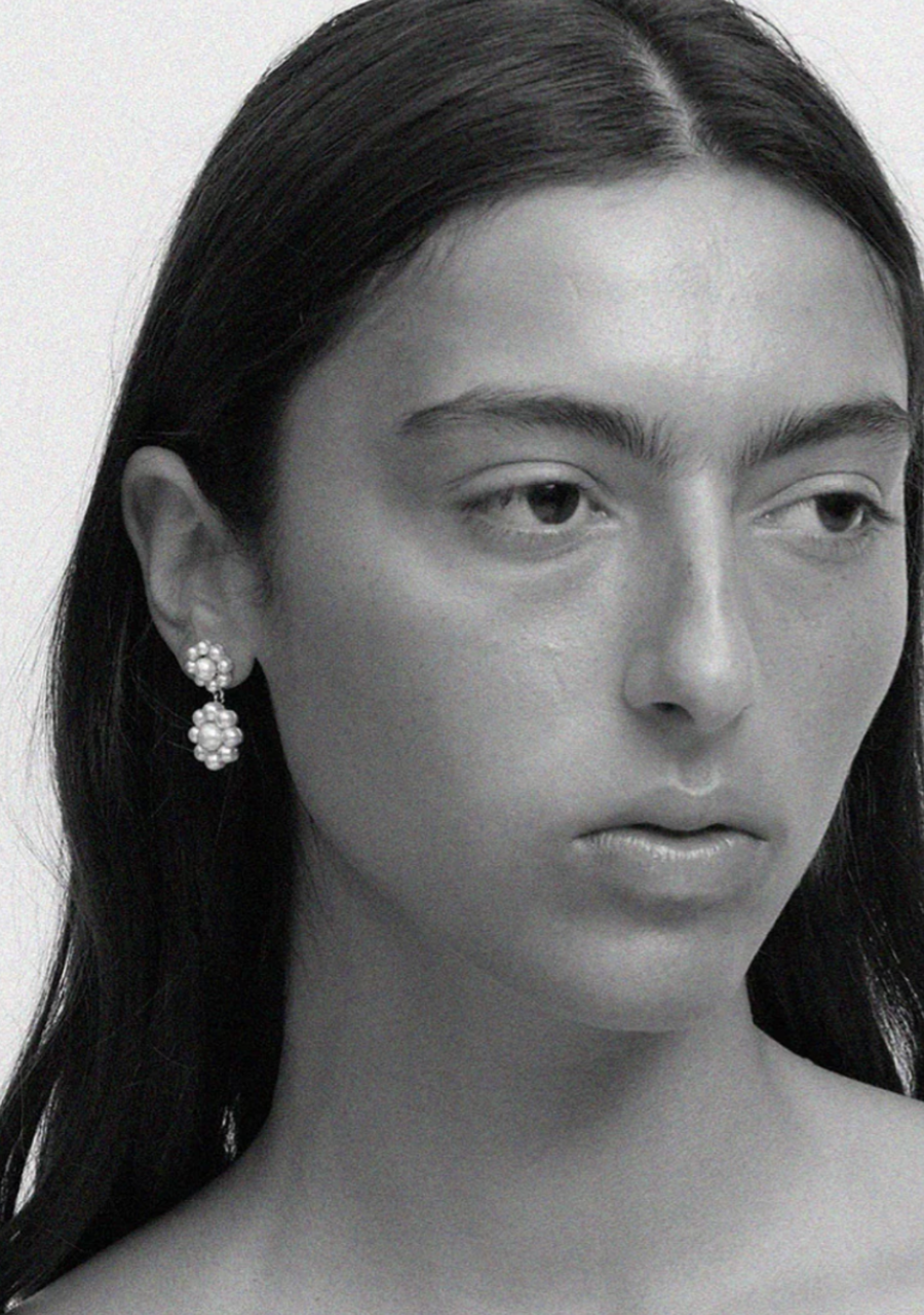 Meadowlark Sterling Silver Emile Double Drop Earrings