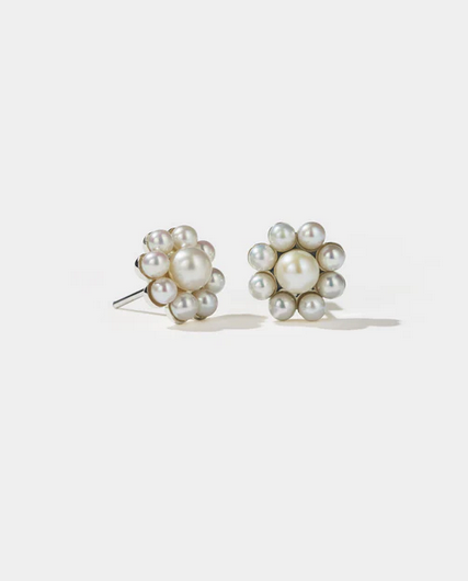 Meadowlark Sterling Silver Emile Stud Earrings