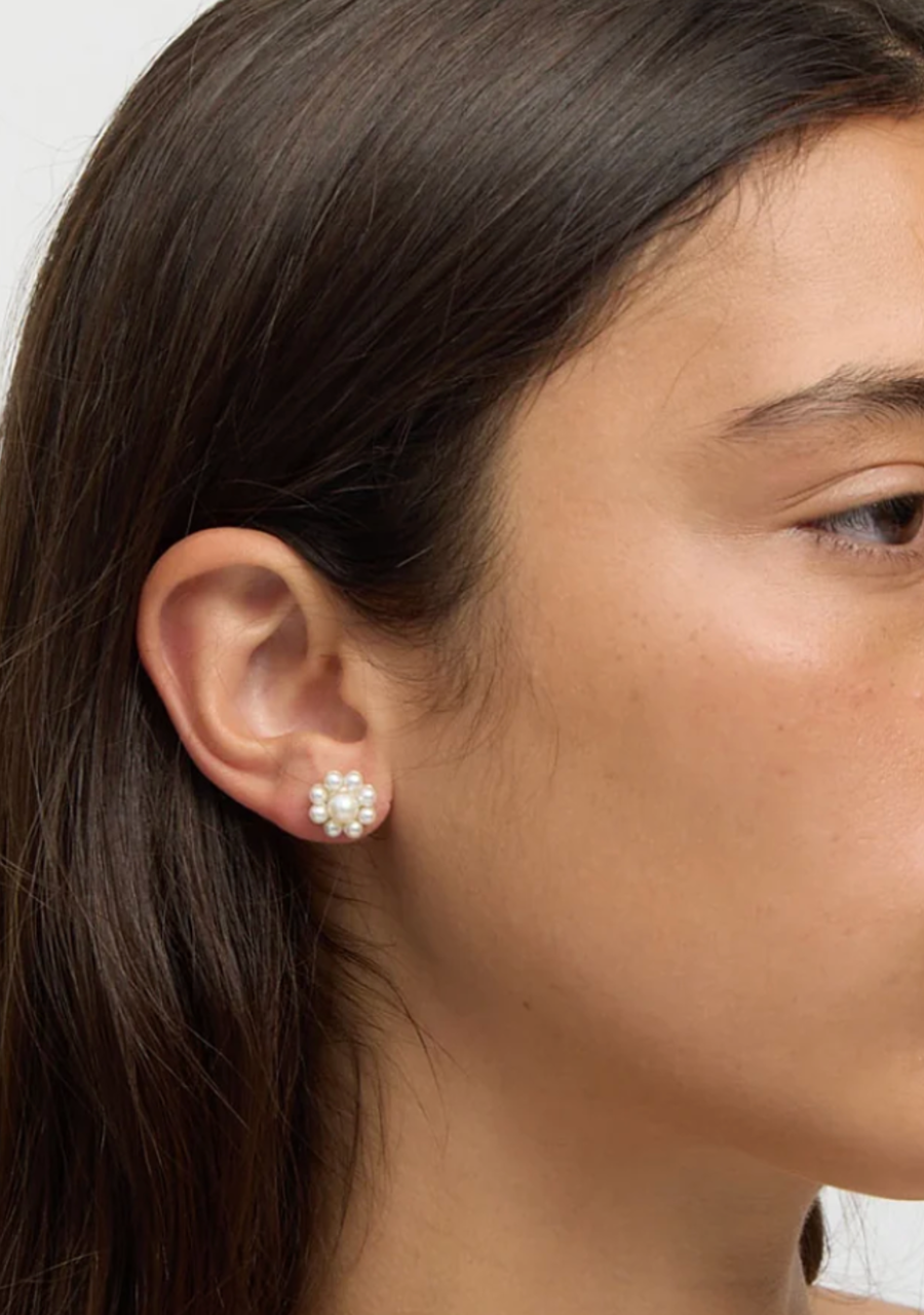 Meadowlark Sterling Silver Emile Stud Earrings