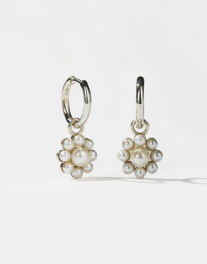 Meadowlark Sterling Silver Emile Charm Earrings