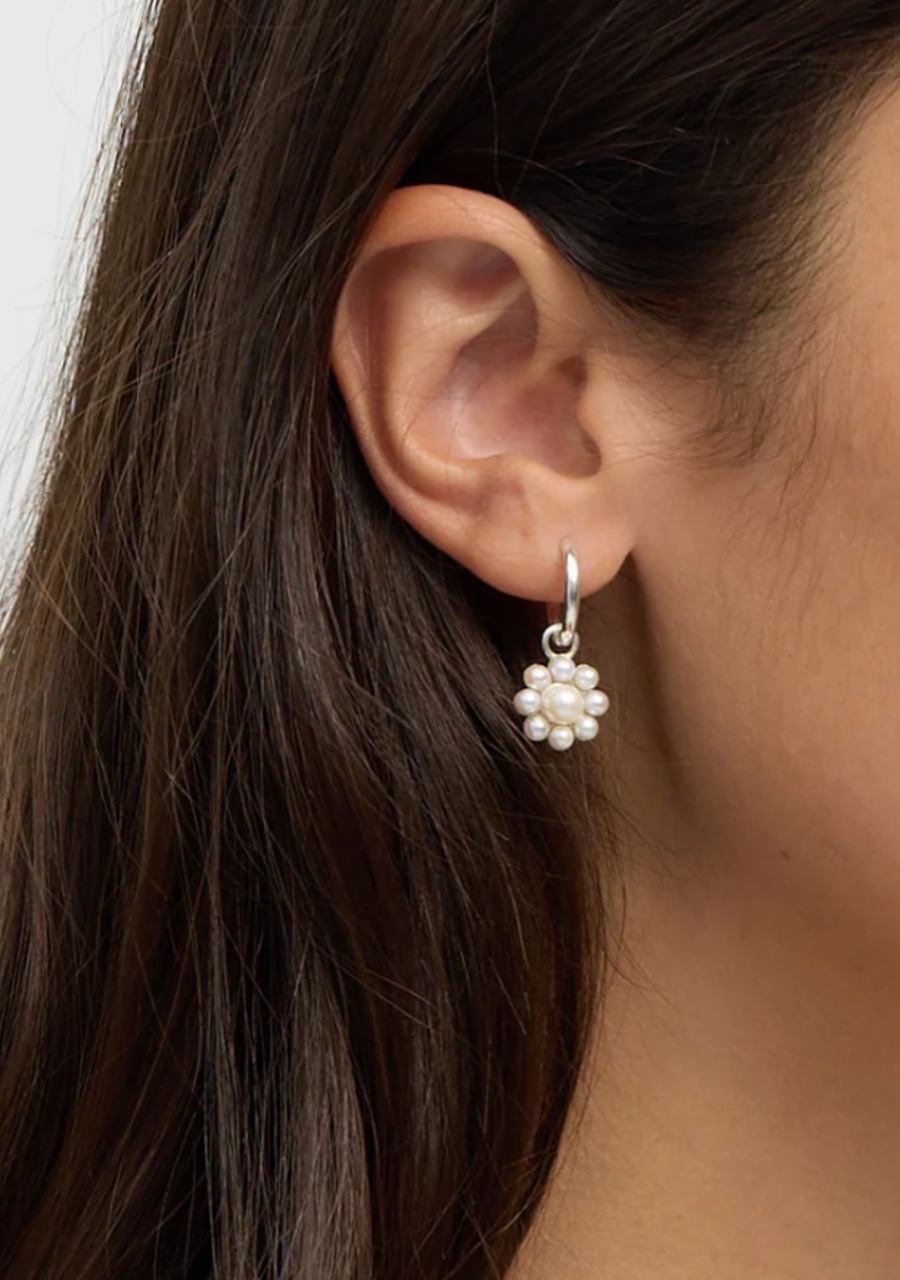 Meadowlark Sterling Silver Emile Charm Earrings