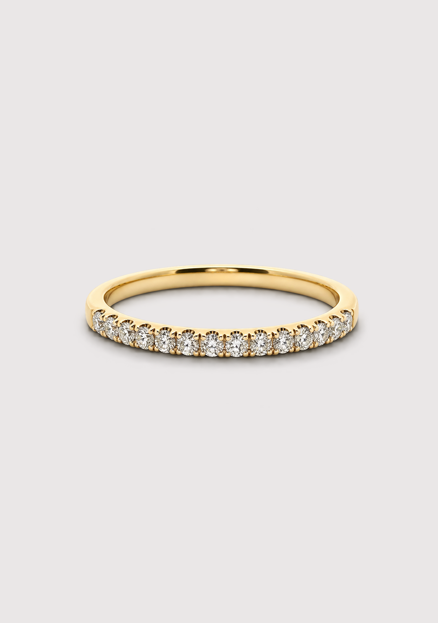 9ct Yellow Gold Diamond Ring