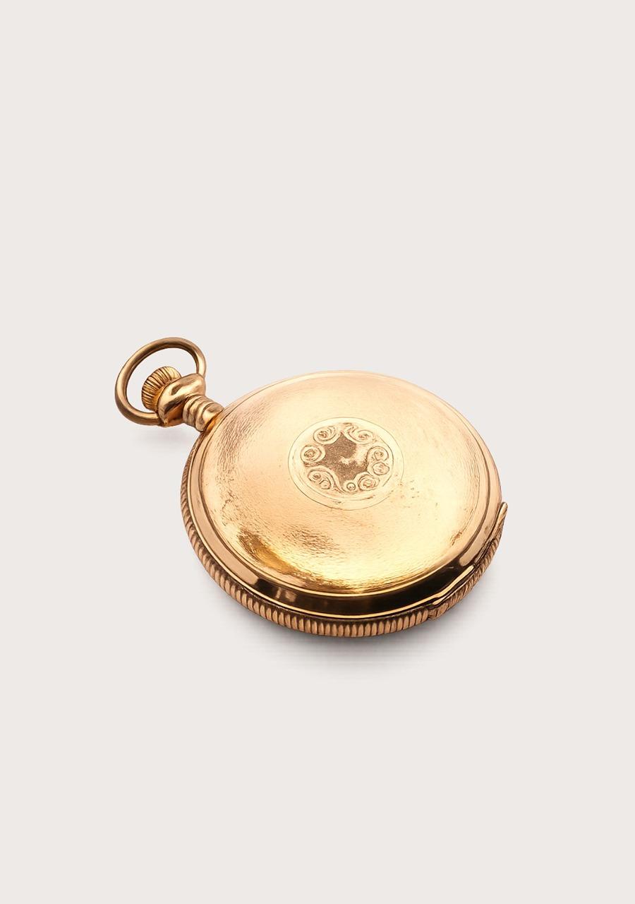 Estate 18ct Plated American Waltham U.S.A Packet Watch