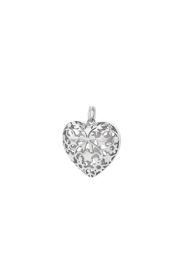 Karen Walker Sterling Silver Heart Thrills Charm