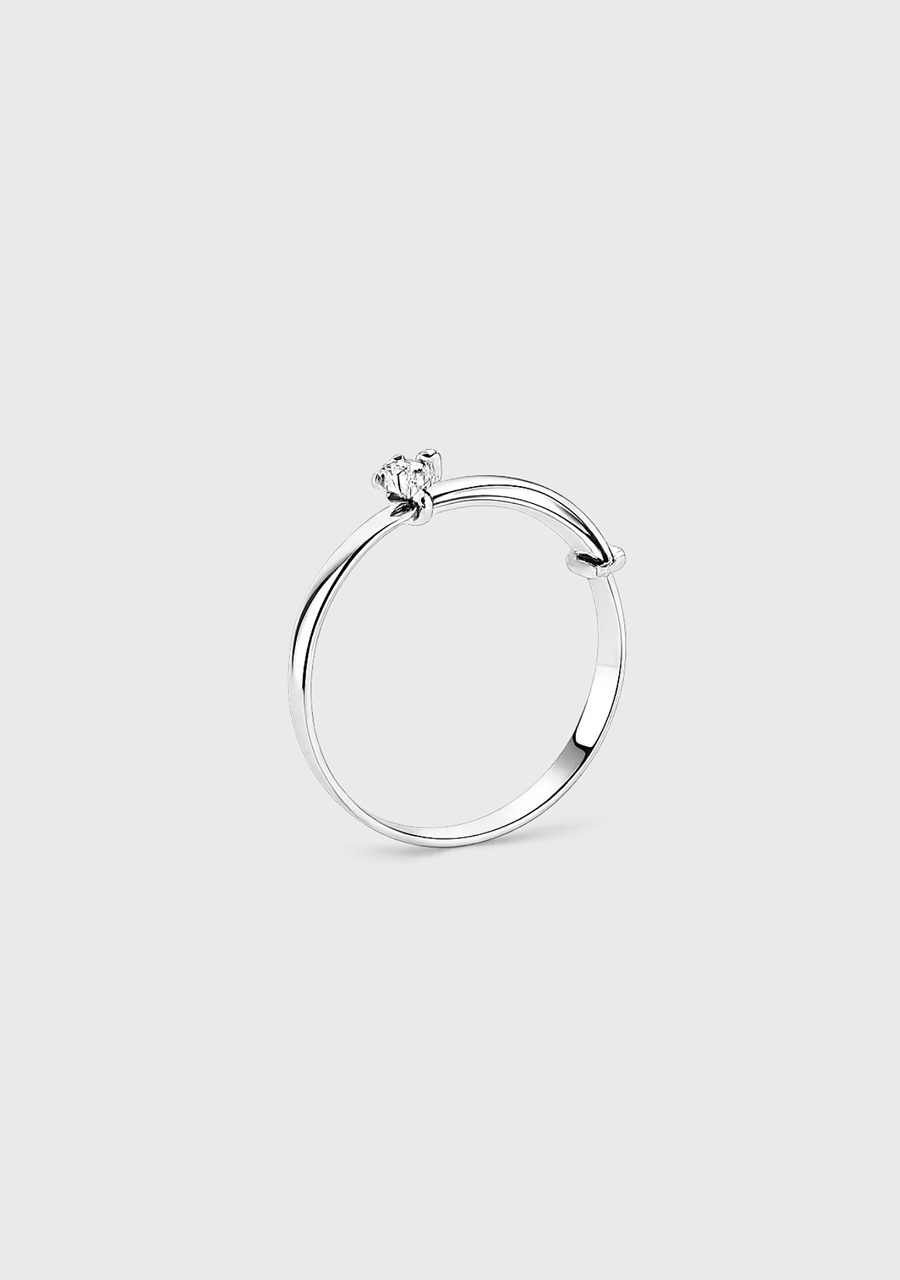 Sterling Silver Childs Plain/Bear Expandable Bangle
