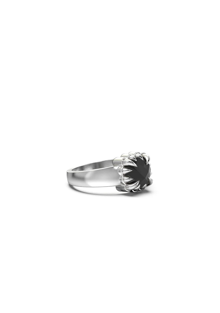 Stolen Girlfriends Club Sterling Silver Onyx Baby Baby Claw Ring