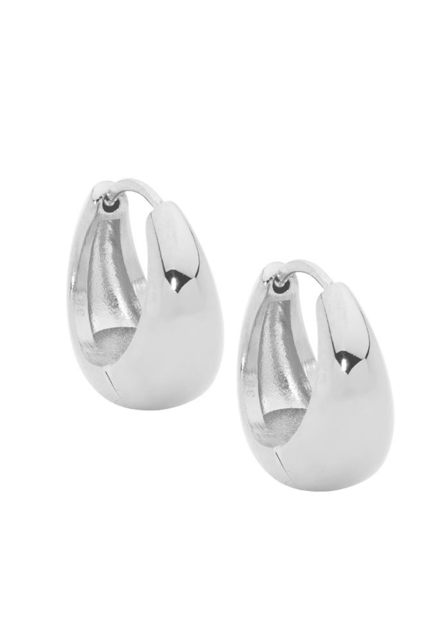 Ellani Stainless Steel 15mm Hoop Earrings