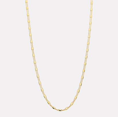 Najo Gold Plated Summer Veil Necklace