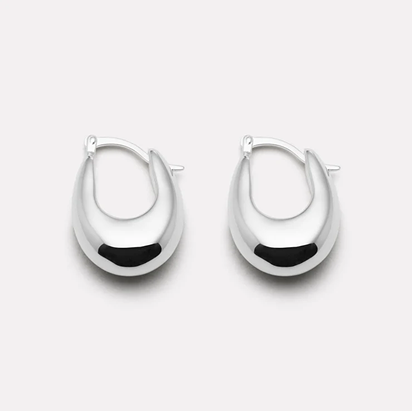 Najo Sterling Silver Cloudland Hoop Earrings