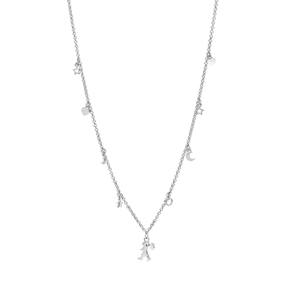 Karen Walker Sterling Silver Runaway Mini Charm Necklace