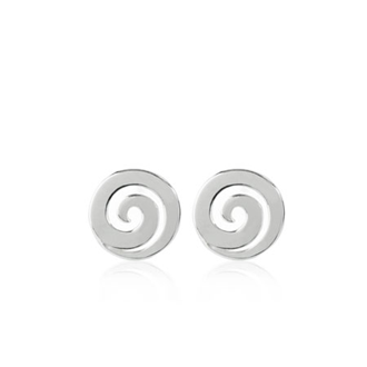 Evolve Sterling Silver Koru (Harmony) Stud Earrings
