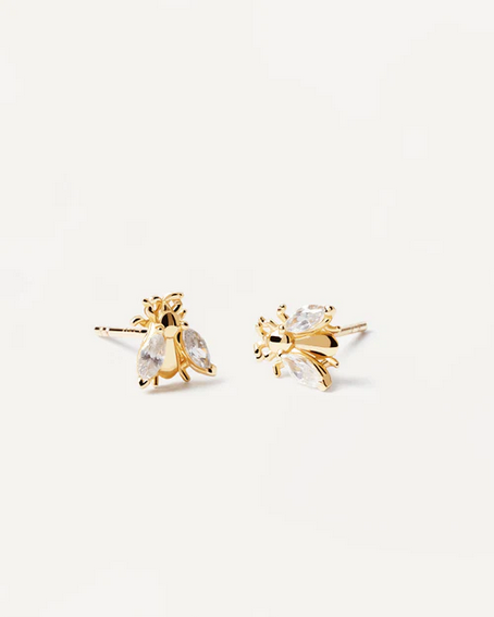 PD Paola 18ct Gold Plated Zaza Buzz Earrings