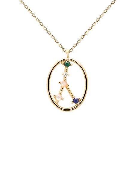 PD Paola 18ct Gold Plated Cancer Zodiac Necklace