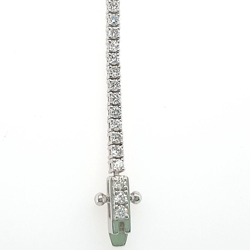 Lab Grown Diamond 14ct White Gold 2.00ct Tennis Bracelet