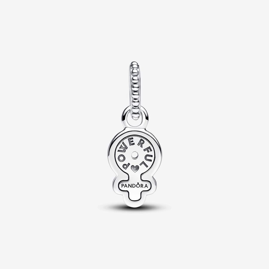 Pandora Sterling Silver Powerful Women Opalescent Dangle Charm