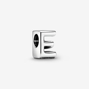 Pandora Sterling Silver Reflections Letter E Charm 798201