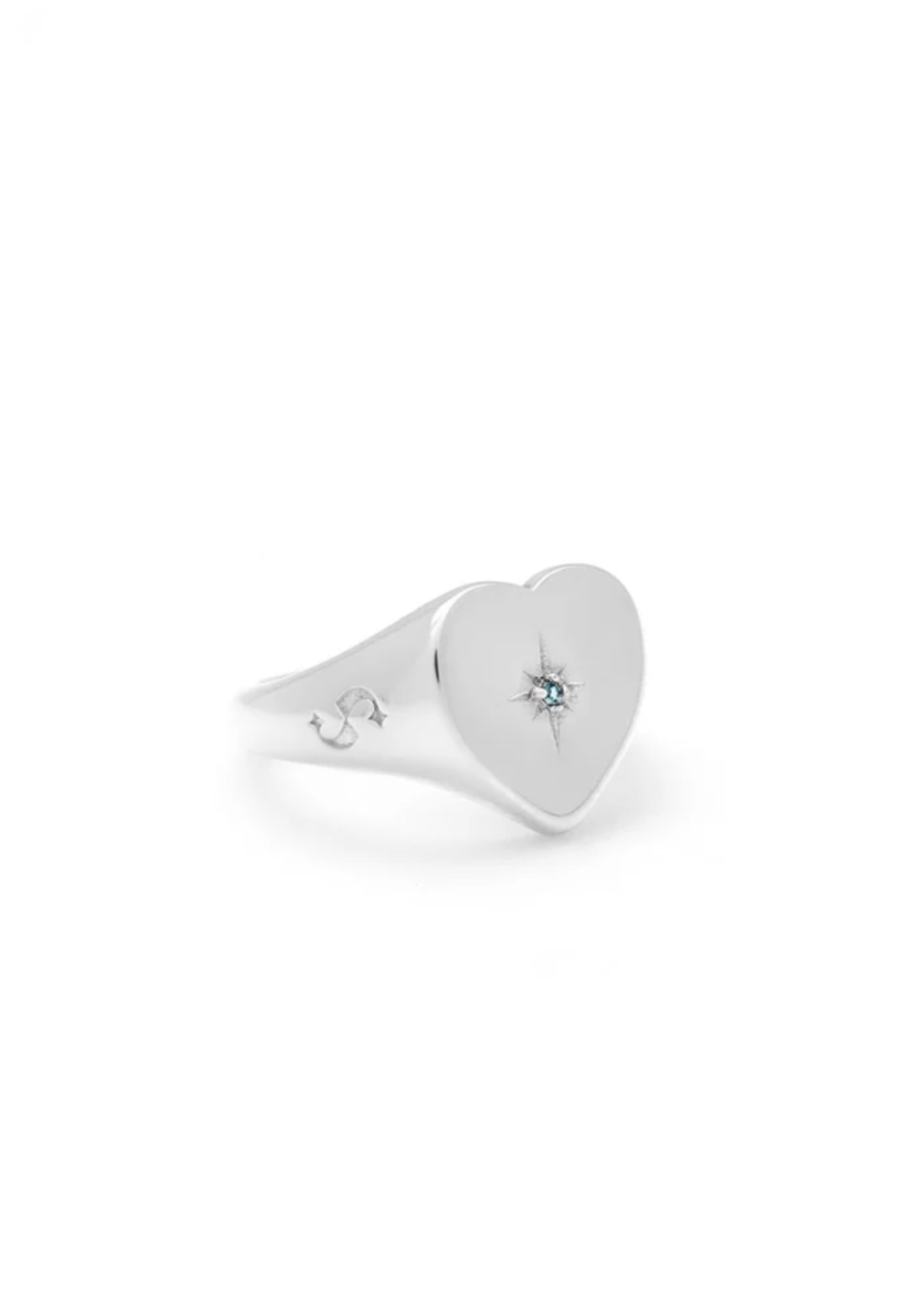Stolen Girlfriends Club Sterling Silver London Topaz Love Star Ring