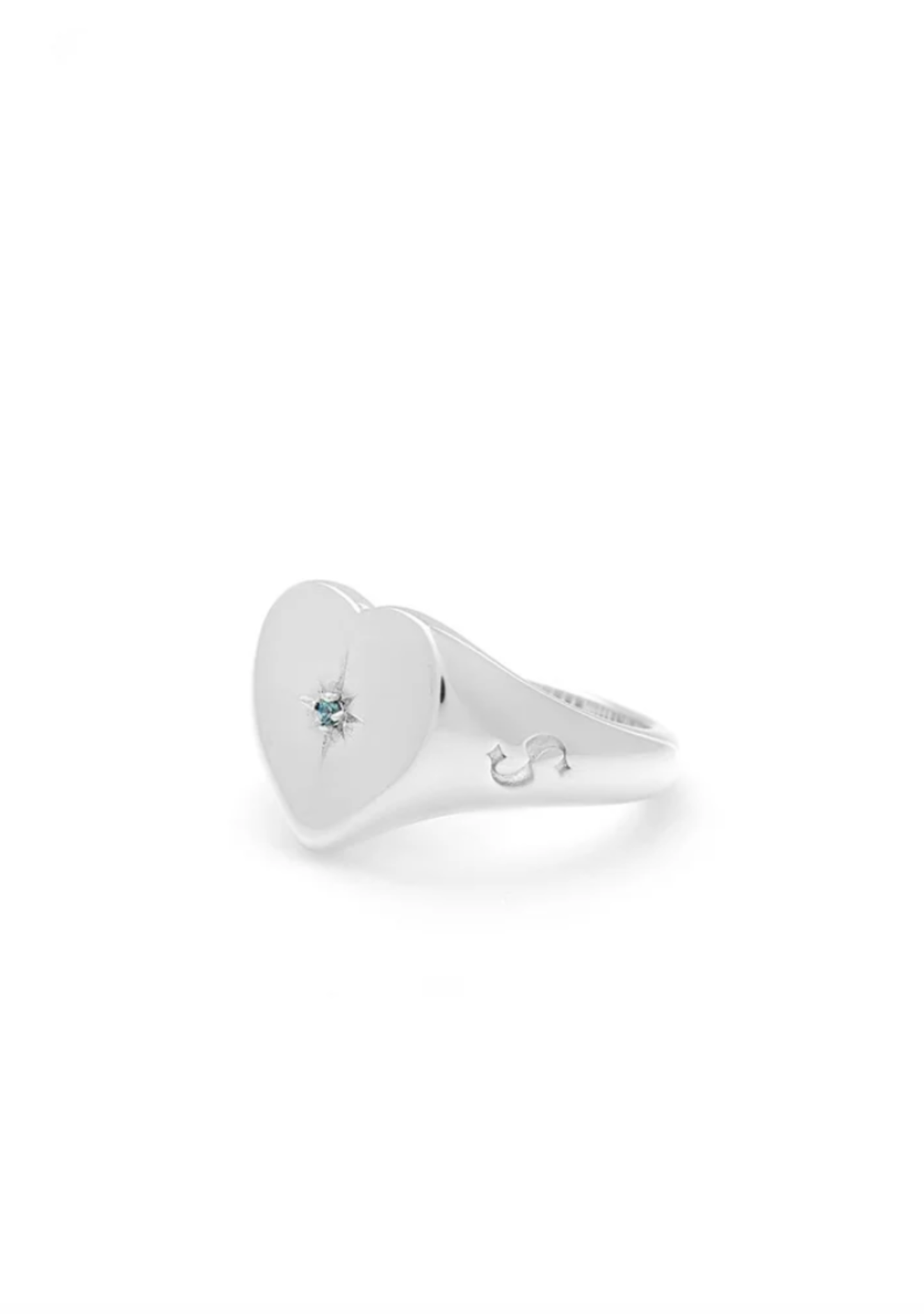 Stolen Girlfriends Club Sterling Silver London Topaz Love Star Ring
