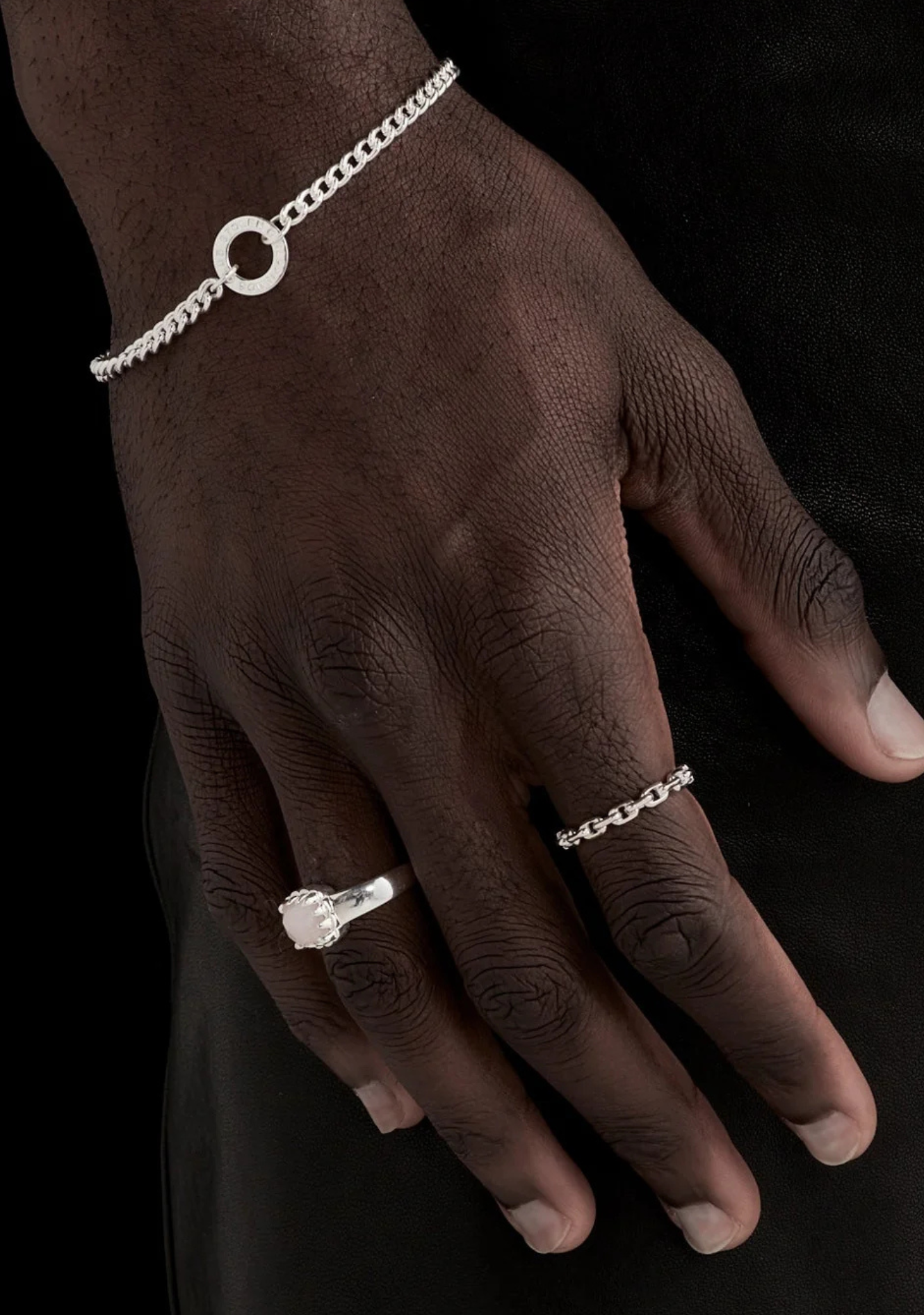 Stolen Girlfriends Club Sterling Silver  Chain Ring