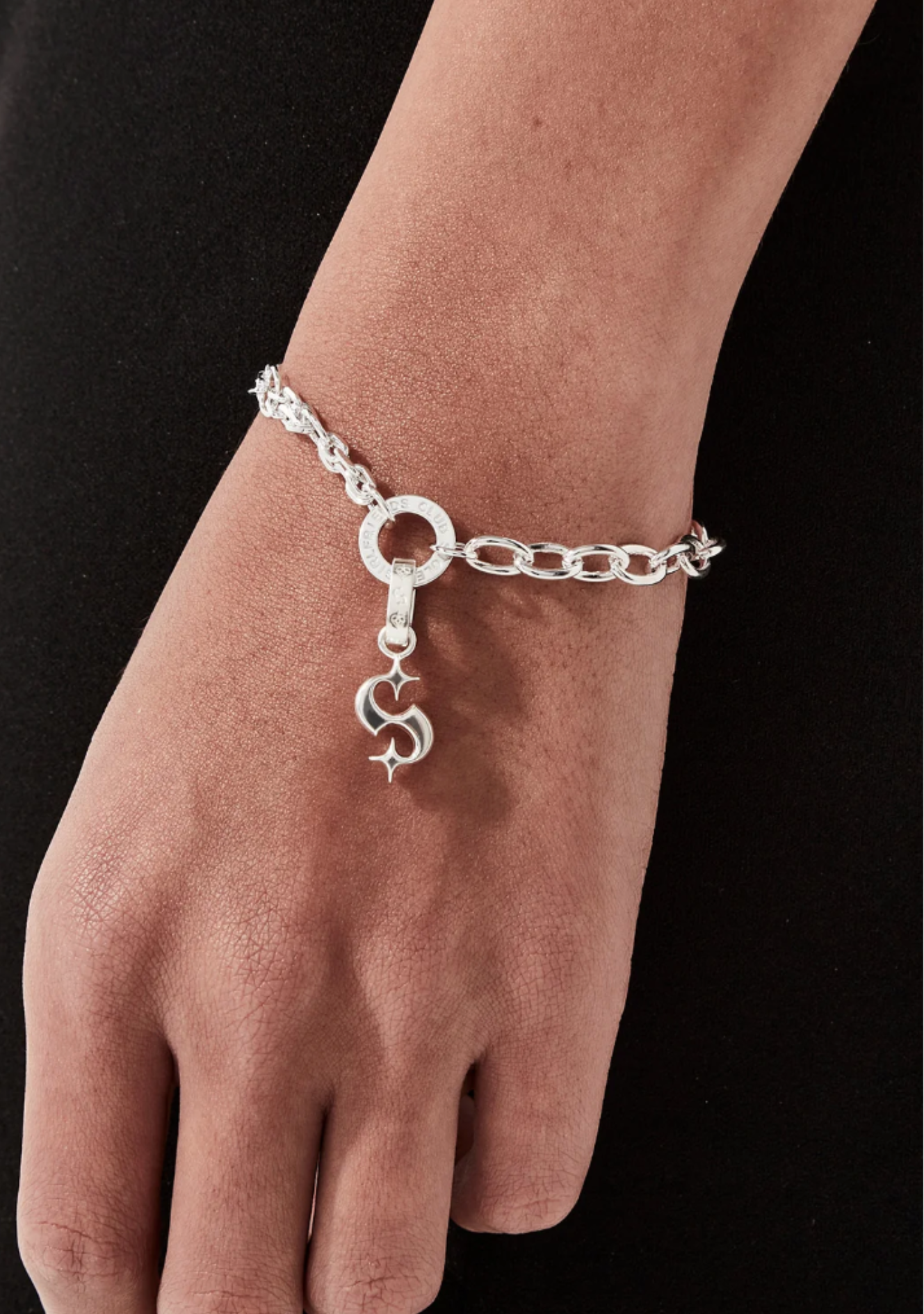 Stolen Girlfriends Club Sterling Silver Hidden Hearts Charm