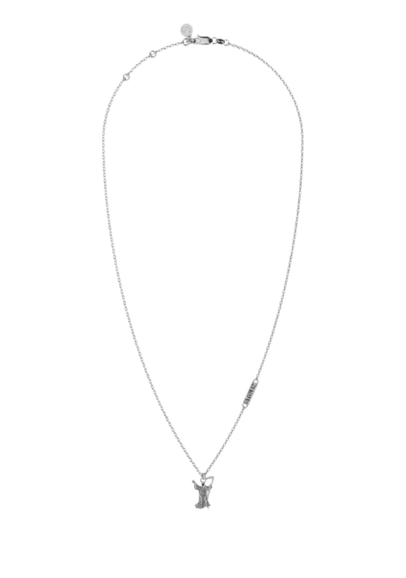 Stolen Girlfriends Club Sterling Silver Grim Reaper Necklace