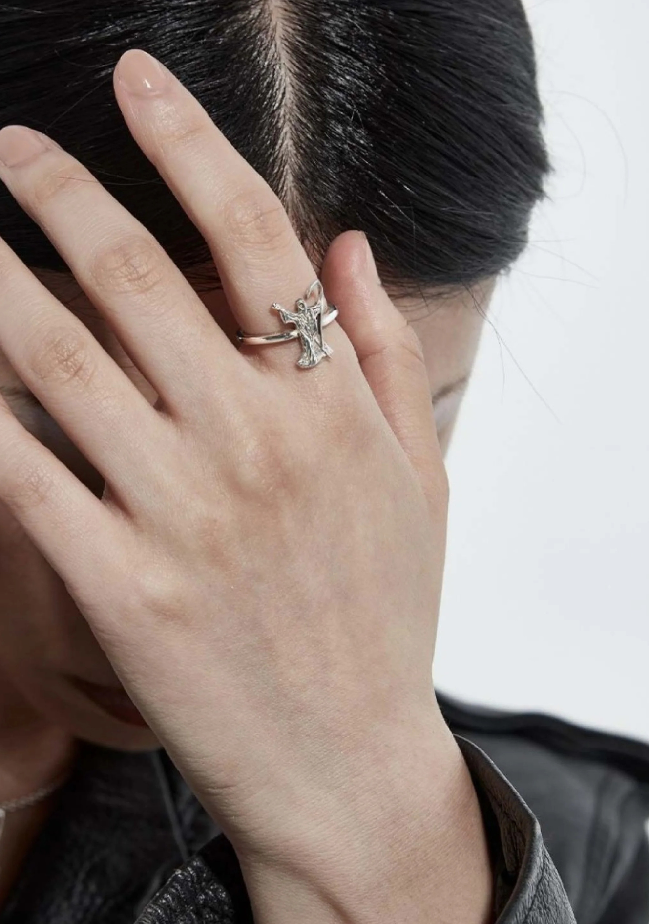Stolen Girlfriends Club Sterling Silver Grim Reaper Ring