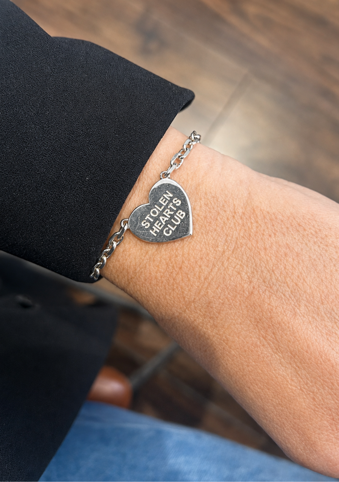 Stolen Girlfriends Club Sterling Silver Stolen Hearts Club Bracelet