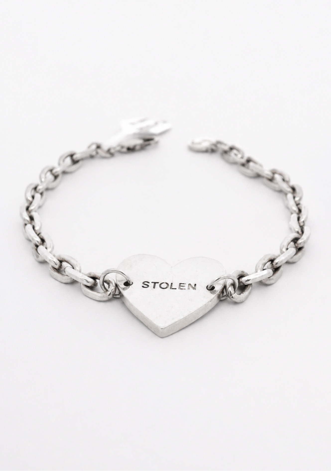 Stolen Girlfriends Club Sterling Silver Maxi Stolen Heart Bracelet