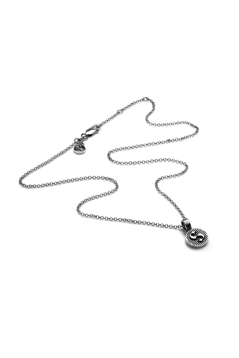 Stolen Girlfriends Club Sterling Silver Corrugated Pendant Necklace