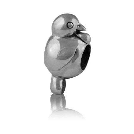 Evolve Silver Tui Charm