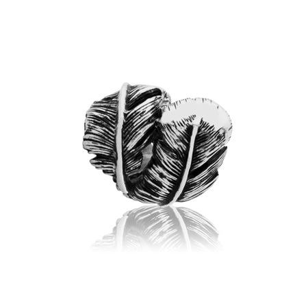 Evolve Sterling Silver Huia Feather (Admired) Charm