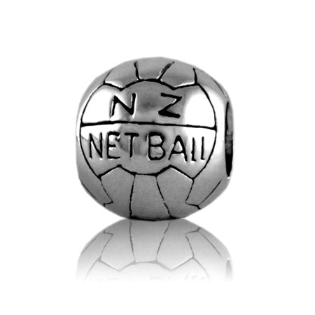 Evolve Sterling Silver Netball Charm