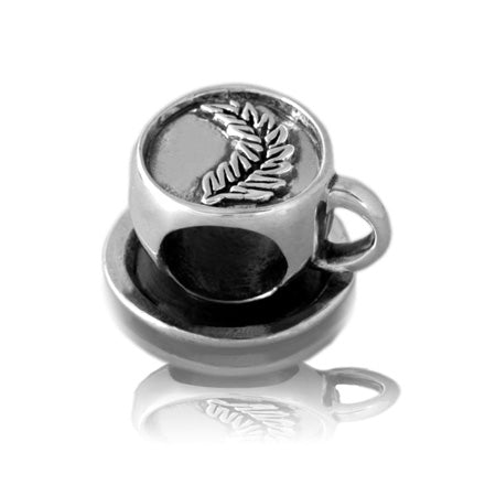 Evolve Sterling Silver Coffee Cup Charm