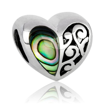 Evolve Aroha Paua Charm