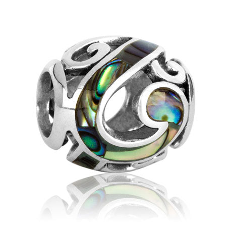 Evolve Sterling Silver Aotearoa's Paua Charm