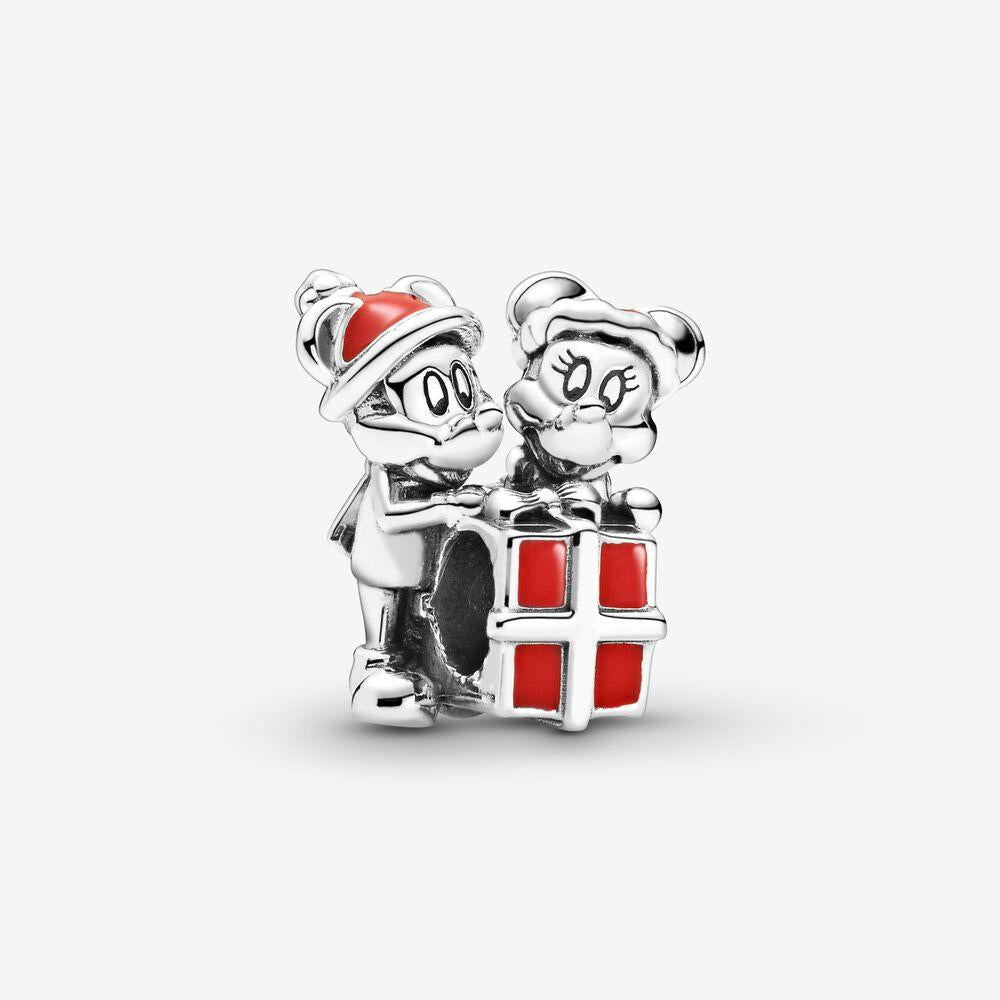 Pandora Sterling Silver Disney Mickey & Minnie and Gift Box Charm 799194c01