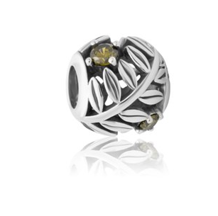 Evolve August (Beauty) Bead CZ Charm