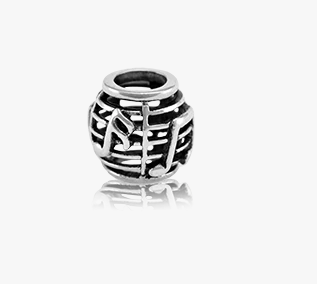 Evolve Sterling Silver NZ Music Charm