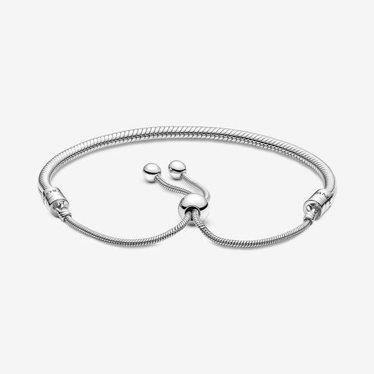 Pandora Sterling Silver Moments Sliding Adjustable Bracelet 599652c01