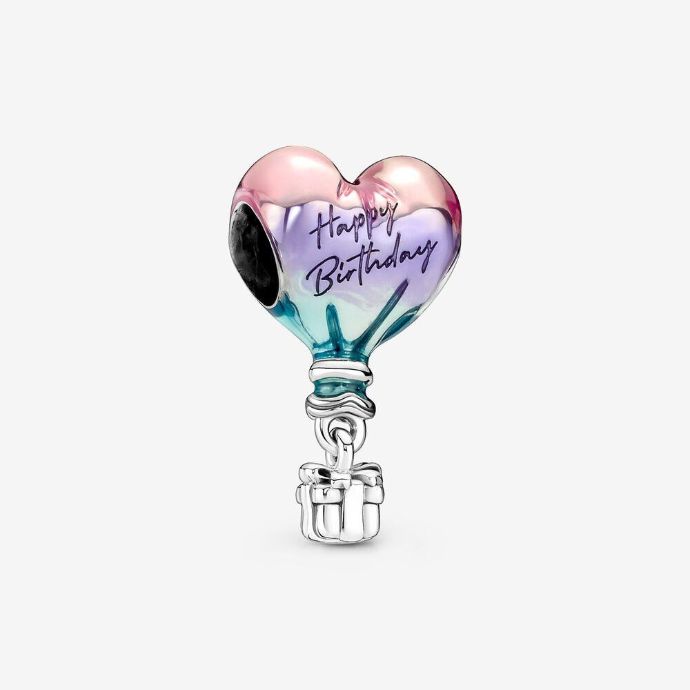 Pandora Sterling Silver Happy Birthday Hot Air Balloon Charm 791501c01