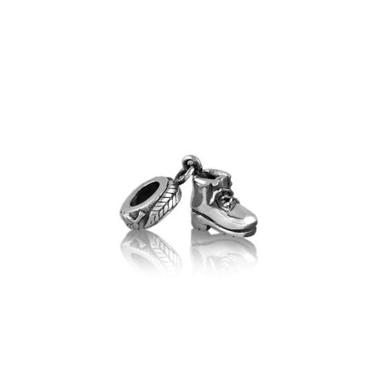 Evolve Sterling Silver Tramping Boot Charm