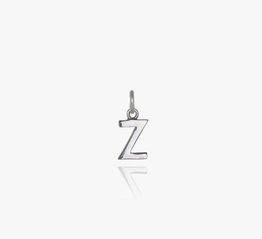 Evolve Sterling Silver Mini Letter 'Z' Charm