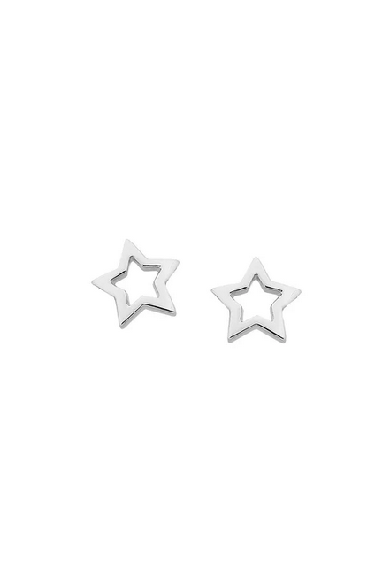 Karen Walker Sterling Silver Mini Star Stud Earrings